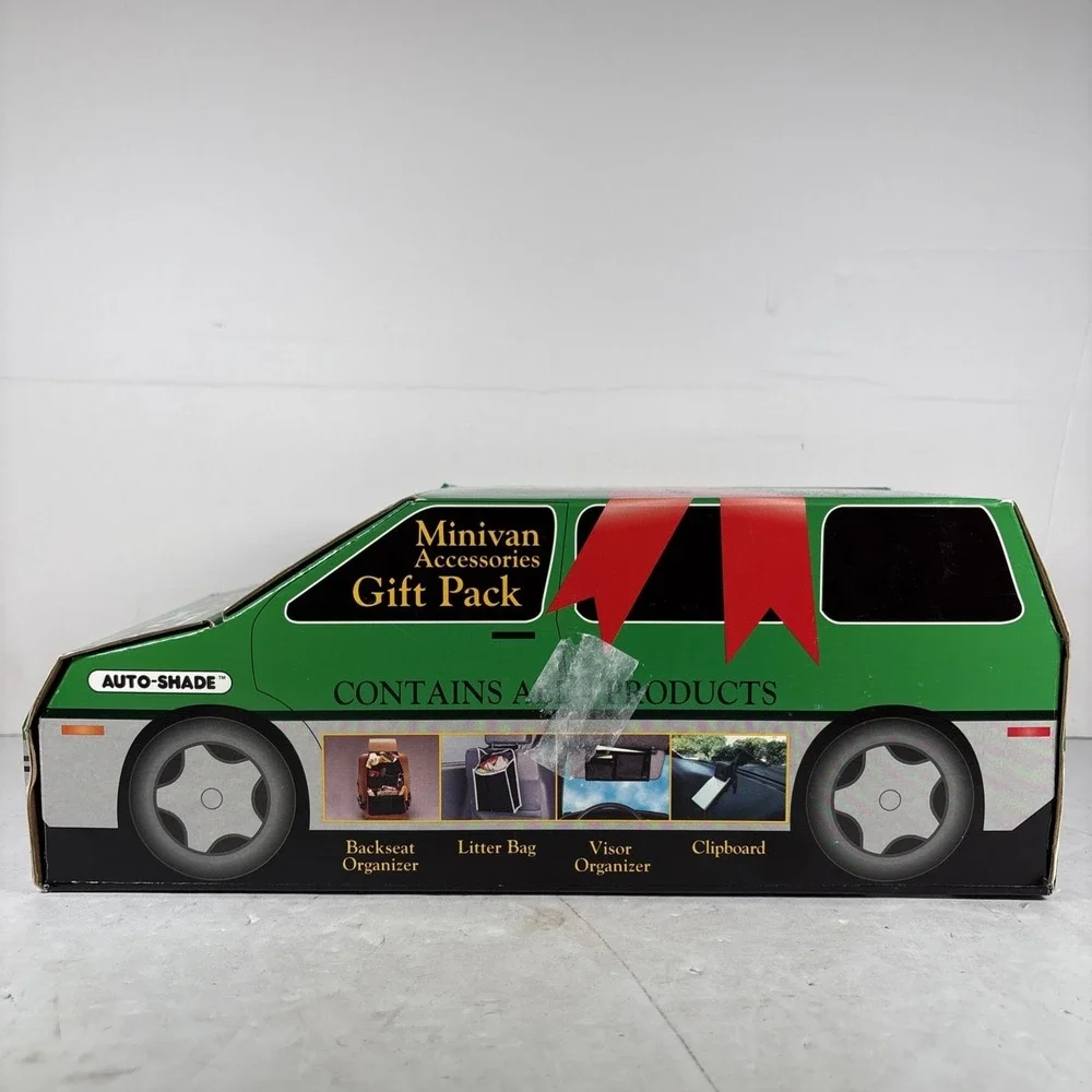 1994 Auto-Shade Minivan Accessories Gift Pack Car Shaped‎ Gift Box